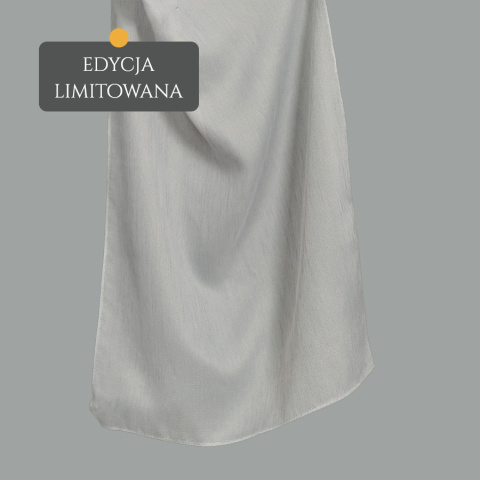 Firanka fantazyjna z ołowianką, wys. 300cm, kolor szary 318331
