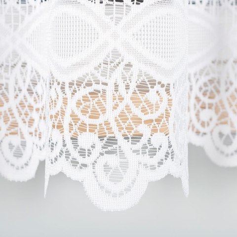 Firanka żakardowa, pasowa, wys. 170cm, kolor biały 018960