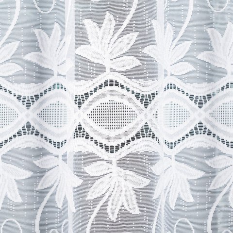 Firanka żakardowa, pasowa, wys. 170cm, kolor biały 018960