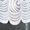Firanka żakardowa ze wzorem po całości, wys.110cm, kolor biały 023391