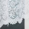 KAROLINA Firanka żakardowa ze wzorem po całości, 120x300cm, kolor biały 054160