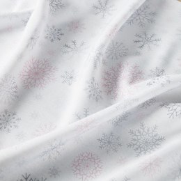 MROZIK Tkanina dekoracyjna WODOODPORNA, szer. 155cm, kolor różowo-srebrny D00036/NIW/002/155000/1