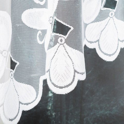 TEODORA Firanka żakardowa gotowa, 140x300cm, kolor biały 005099