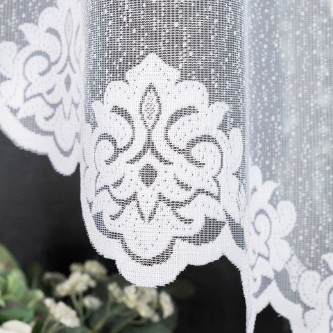 ŻAKLINA Firanka żakardowa gotowa, 140x300cm, kolor biały 023405