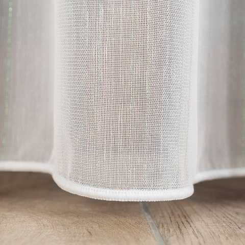 Firanka fantazyjna z ołowianką, wys. 300cm, kolor biały z neonową nitką 318461/OLO/003/000300/1