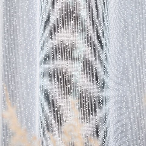 ŻAKLINA Firanka żakardowa gotowa, 160x400cm, kolor biały 023405