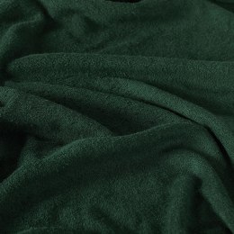 DREAMY PREMIUM Prześcieradło frotte z gumką, 90x200cm, kolor ciemny zielony/butelkowy 100034/FRG/035/09