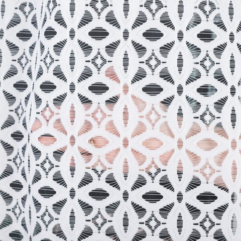 Firanka żakardowa, pasowa, wys. 110cm, kolor biały 018869/000/001/000110/1