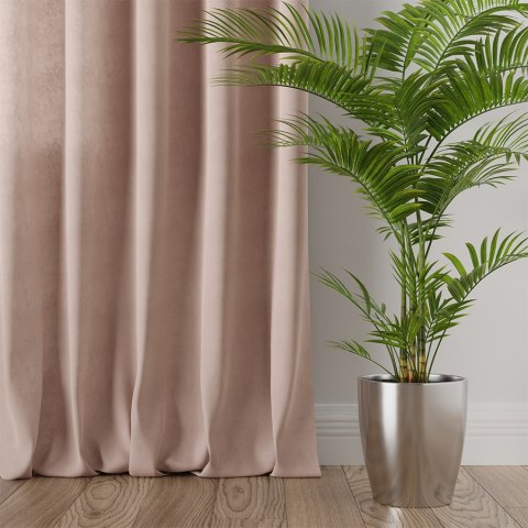 MILAS Tkanina na zasłony, wys. 290cm, kolor 359 pastelowy łososiowy MILAS0/000/359/000290/1
