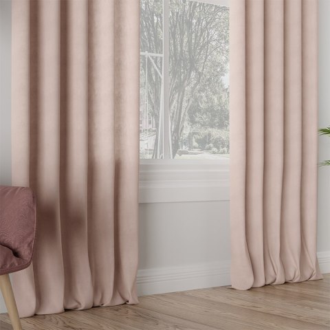 MILAS Tkanina na zasłony, wys. 290cm, kolor 359 pastelowy łososiowy MILAS0/000/359/000290/1