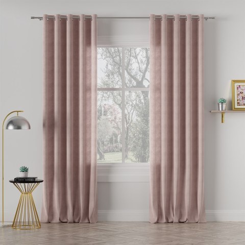 MILAS Tkanina na zasłony, wys. 290cm, kolor 360 jasny różowy MILAS0/000/360/000290/1