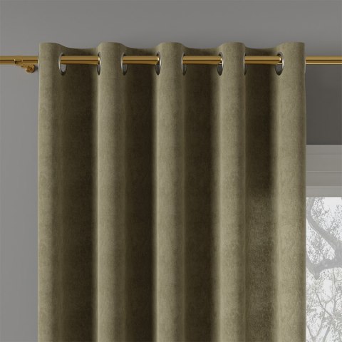 MILAS Tkanina na zasłony, wys. 290cm, kolor 364 ciemny szarozielony MILAS0/000/364/000290/1