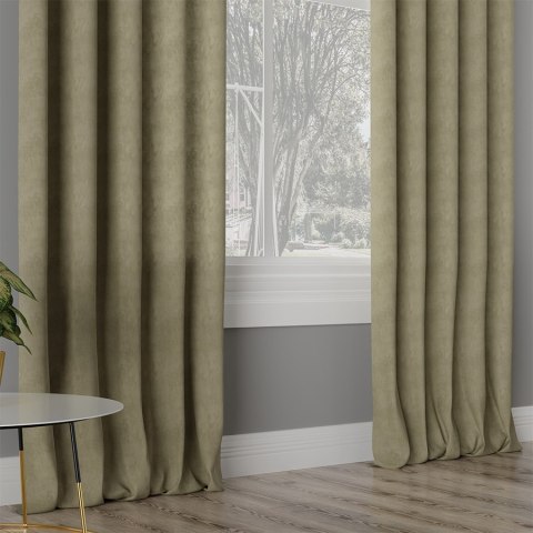 MILAS Tkanina na zasłony, wys. 290cm, kolor 364 ciemny szarozielony MILAS0/000/364/000290/1