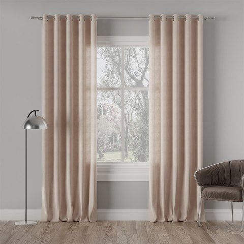 MILAS Tkanina na zasłony, wys. 290cm, kolor 370 chłodny jasny beżowy MILAS0/000/370/000290/1