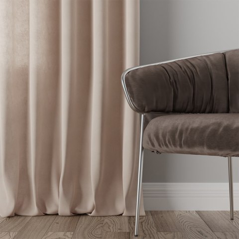 MILAS Tkanina na zasłony, wys. 290cm, kolor 370 chłodny jasny beżowy MILAS0/000/370/000290/1