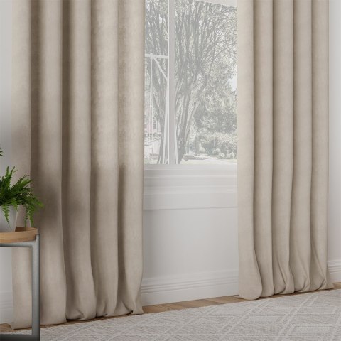 MILAS Tkanina na zasłony, wys. 290cm, kolor 375 szarobeżowy MILAS0/000/375/000290/1