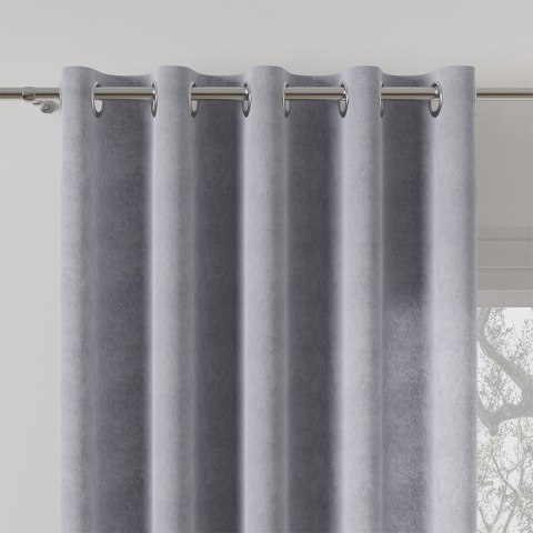 MILAS Tkanina na zasłony, wys. 290cm, kolor 448 pastelowy szary MILAS0/000/448/000290/1