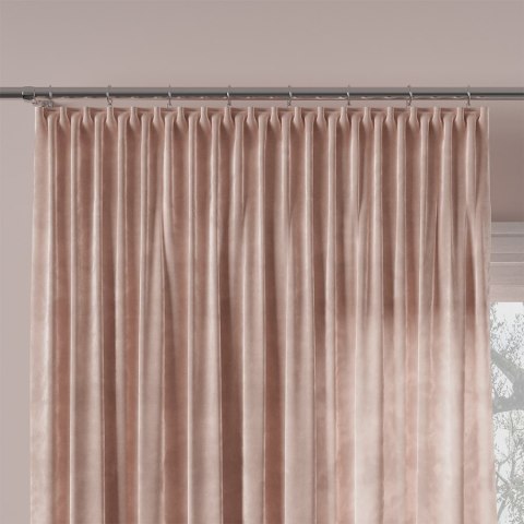 VELVI Tkanina na zasłony, wys. 300cm, kolor 004 pudrowy różowy VELVI0/TDP/004/000300/1