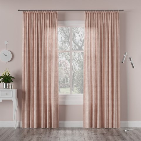 VELVI Tkanina na zasłony, wys. 300cm, kolor 004 pudrowy różowy VELVI0/TDP/004/000300/1