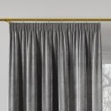 VELVI Tkanina na zasłony, wys. 300cm, kolor 006 ciemny szary; antracytowy VELVI0/TDP/006/000300/1