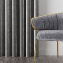 VELVI Tkanina na zasłony, wys. 300cm, kolor 006 ciemny szary; antracytowy VELVI0/TDP/006/000300/1