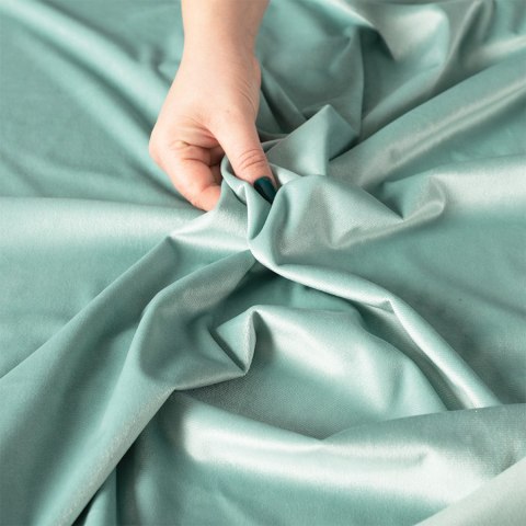 VELVI Tkanina na zasłony, wys. 300cm, kolor 007 miętowy/niebieski VELVI0/TDP/007/000300/1