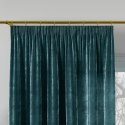 VELVI Tkanina na zasłony, wys. 300cm, kolor 008 ciemny turkusowy/petrol VELVI0/TDP/008/000300/1