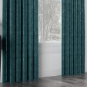 VELVI Tkanina na zasłony, wys. 300cm, kolor 008 ciemny turkusowy/petrol VELVI0/TDP/008/000300/1