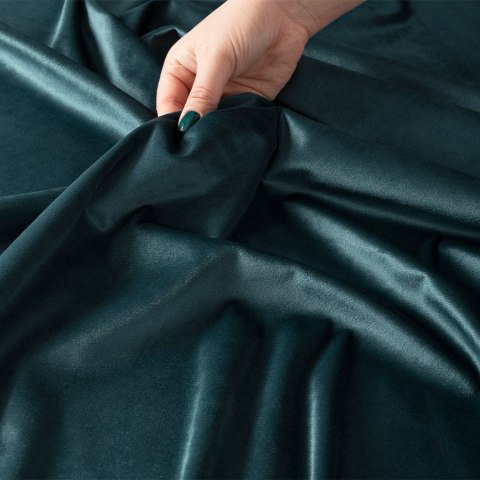 VELVI Tkanina na zasłony, wys. 300cm, kolor 008 ciemny turkusowy/petrol VELVI0/TDP/008/000300/1