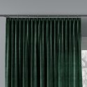 VELVI Tkanina na zasłony, wys. 300cm, kolor 010 ciemny zielony; butelkowy VELVI0/TDP/010/000300/1