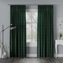 VELVI Tkanina na zasłony, wys. 300cm, kolor 010 ciemny zielony; butelkowy VELVI0/TDP/010/000300/1