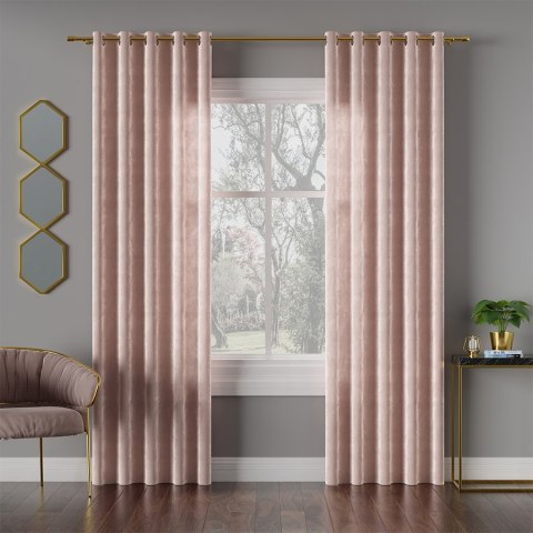 VELVI Tkanina na zasłony, wys. 300cm, kolor 014 jasny różowy VELVI0/TDP/014/000300/1