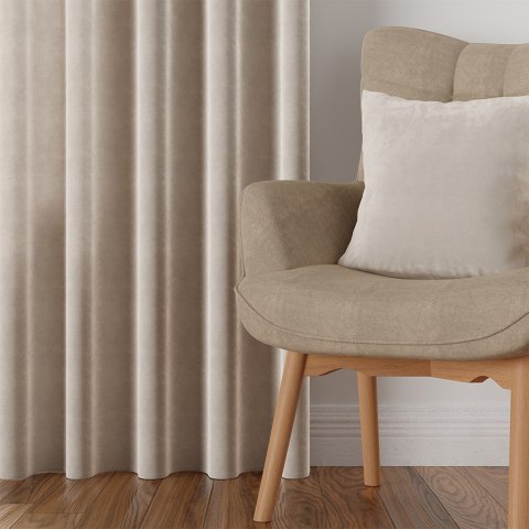 VELVI Tkanina na zasłony, wys. 300cm, kolor 016 kremowy VELVI0/TDP/016/000300/1