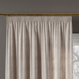 VELVI Tkanina na zasłony, wys. 300cm, kolor 018 ciepły jasny szary VELVI0/TDP/018/000300/1