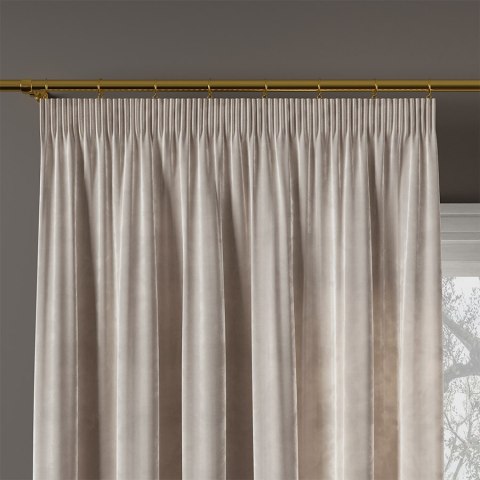 VELVI Tkanina na zasłony, wys. 300cm, kolor 018 ciepły jasny szary VELVI0/TDP/018/000300/1