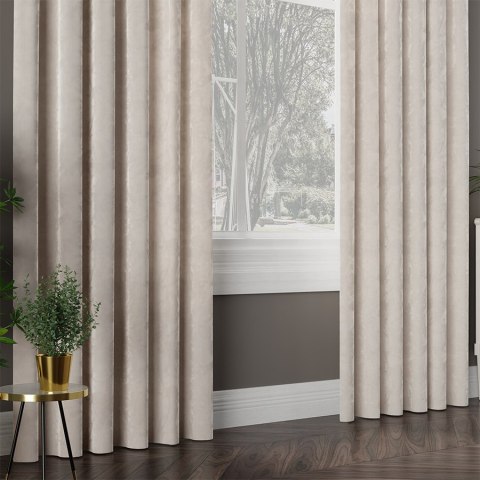 VELVI Tkanina na zasłony, wys. 300cm, kolor 018 ciepły jasny szary VELVI0/TDP/018/000300/1