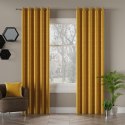 VELVI Tkanina na zasłony, wys. 300cm, kolor 019 żółty/szafranowy VELVI0/TDP/019/000300/1
