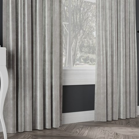 VELVI Tkanina na zasłony, wys. 300cm, kolor 020 szary VELVI0/TDP/020/000300/1