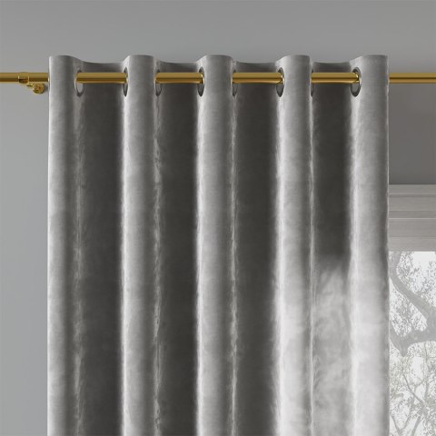 VELVI Tkanina na zasłony, wys. 300cm, kolor 021 pastelowy szary VELVI0/TDP/021/000300/1