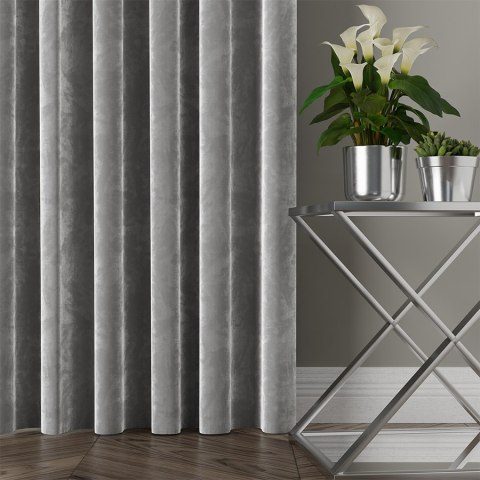 VELVI Tkanina na zasłony, wys. 300cm, kolor 022 chłodny szary VELVI0/TDP/022/000300/1