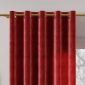 VELVI Tkanina na zasłony, wys. 300cm, kolor 043 czerwony VELVI0/TDP/043/000300/1