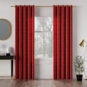 VELVI Tkanina na zasłony, wys. 300cm, kolor 043 czerwony VELVI0/TDP/043/000300/1