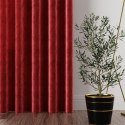 VELVI Tkanina na zasłony, wys. 300cm, kolor 043 czerwony VELVI0/TDP/043/000300/1