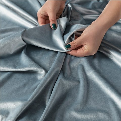 VELVI Tkanina na zasłony, wys. 300cm, kolor 063 niebieski VELVI0/TDP/063/000300/1