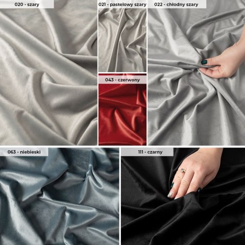 VELVI Tkanina na zasłony, wys. 300cm, kolor 111 czarny VELVI0/TDP/111/000300/1