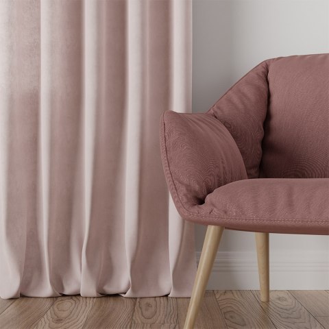 MILAS Tkanina na zasłony, wys. 290cm, kolor 444 pastelowy różowy MILAS0/000/444/000290/1