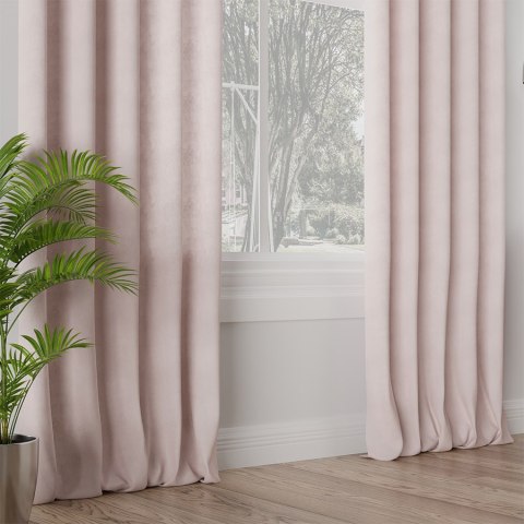 MILAS Tkanina na zasłony, wys. 290cm, kolor 444 pastelowy różowy MILAS0/000/444/000290/1