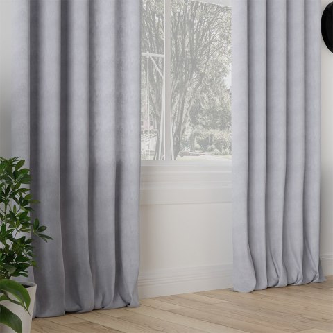 MILAS Tkanina na zasłony, wys. 290cm, kolor 448 pastelowy szary MILAS0/000/448/000290/1