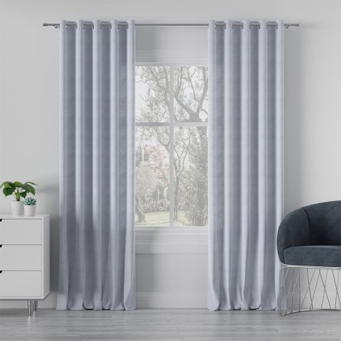 MILAS Tkanina na zasłony, wys. 290cm, kolor 463 pastelowy niebieski MILAS0/000/463/000290/1