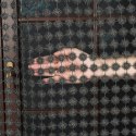 Tkanina gipiurowa na firanę i obrus, wys. 280cm, kolor czarny z lurexem 061789